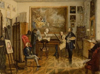 Im Atelier von Miklos Barabas